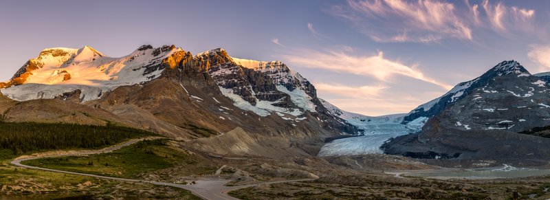Athabasca Glacier Panorama