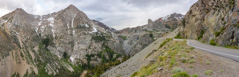 Tioga Pass, Sierra Nevada Range, California (Panorama)