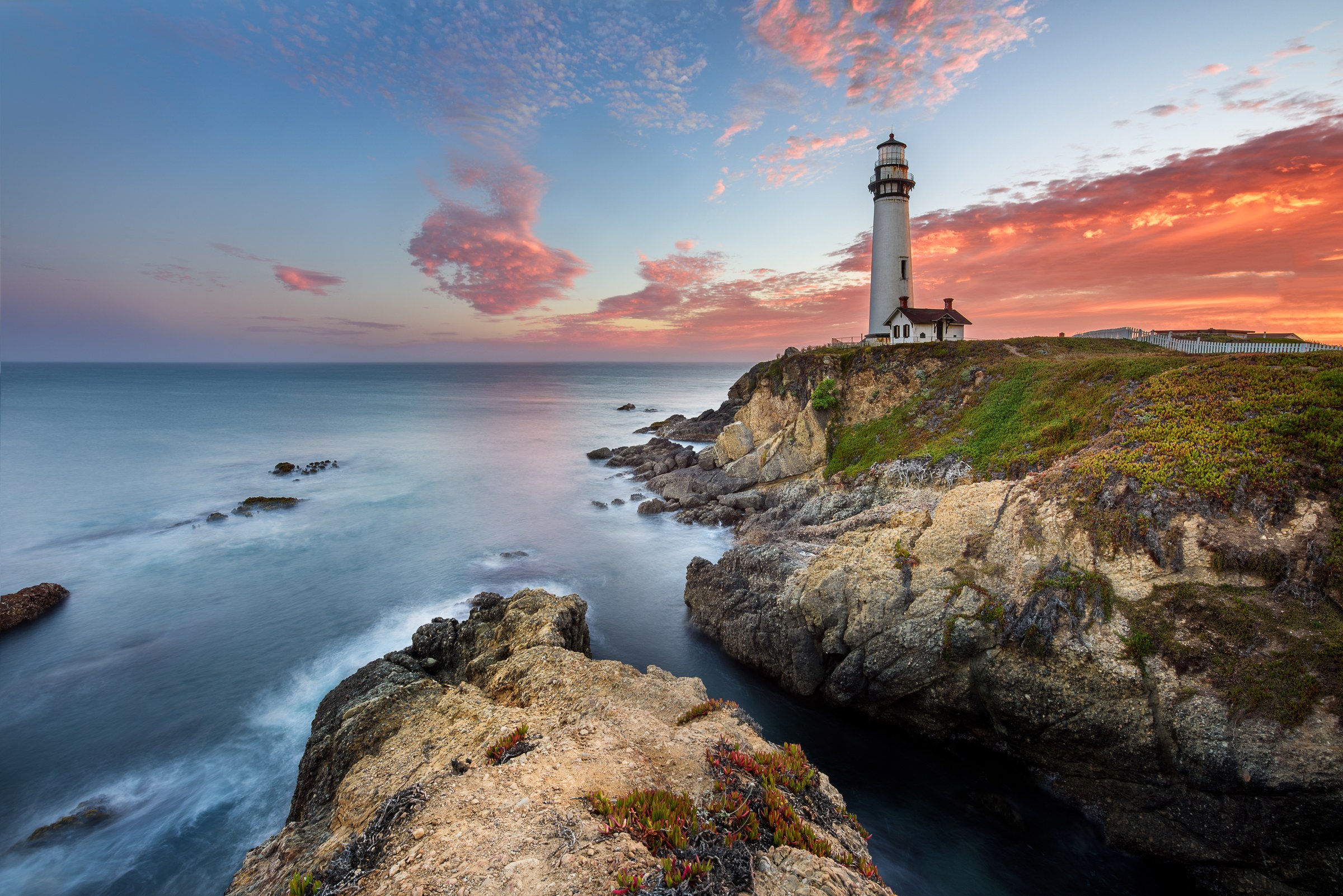 Sunset at Pigeon Point Lighthouse