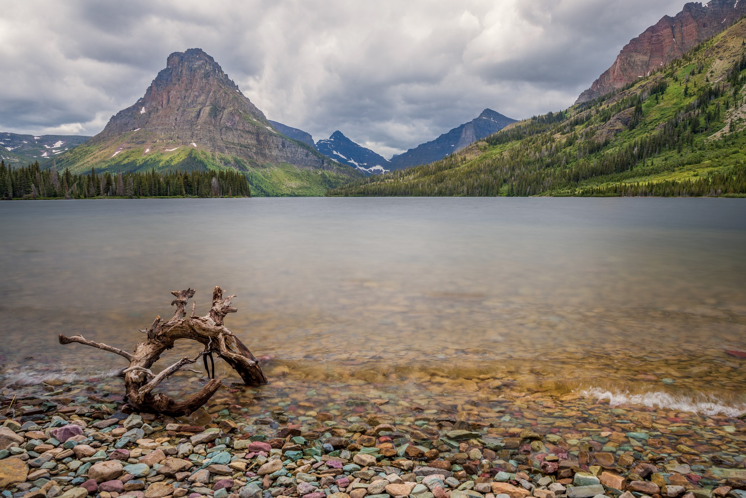 Two Medicine Lake and Sinopah Mountain, Glacier National Park, Montana