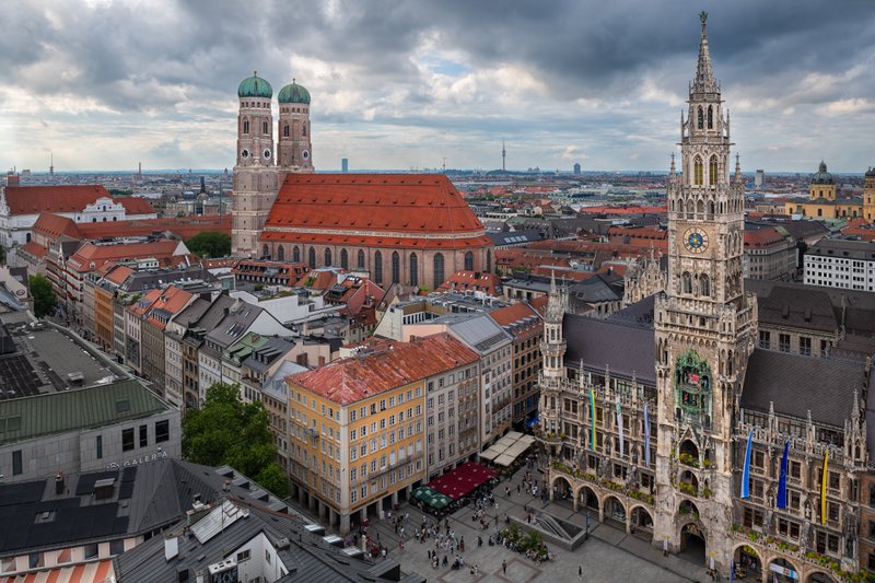 Munich city skyline