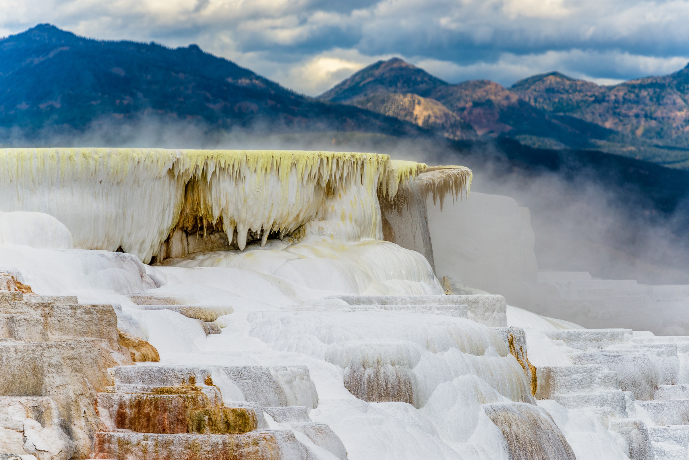 Canary Springs, Yellowstone National Park, Wyoming