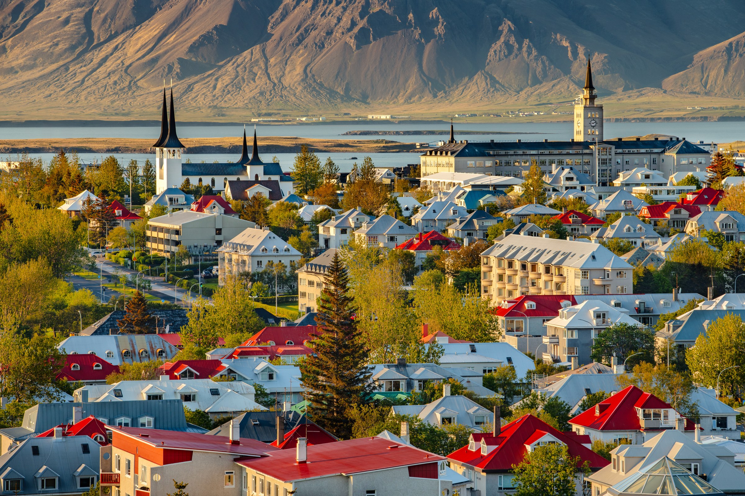 Cityscape of Reykjavik, Iceland