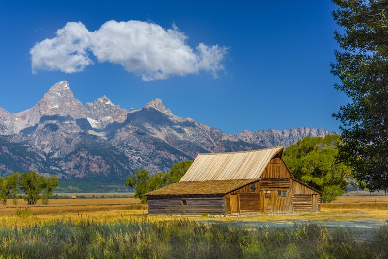 Thomas Alma Moulton Barn, Mormon Row, Grand Teton National Park, Wyoming